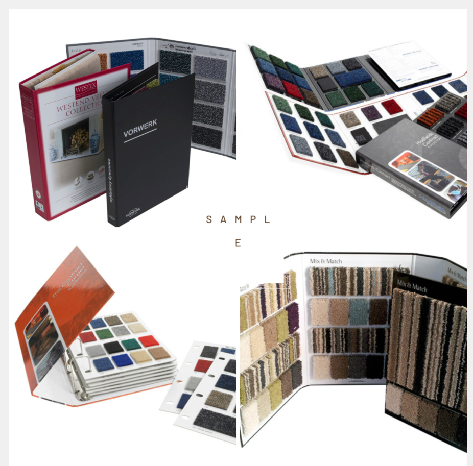 carpet sample book