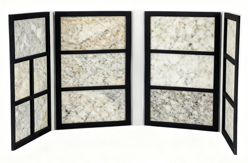 quartz stone sample display book