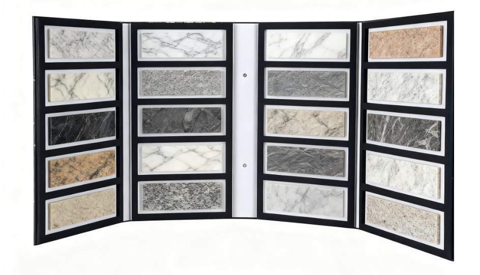 granite marble stone display book