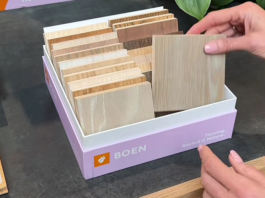 wood flooring sample display box supplier