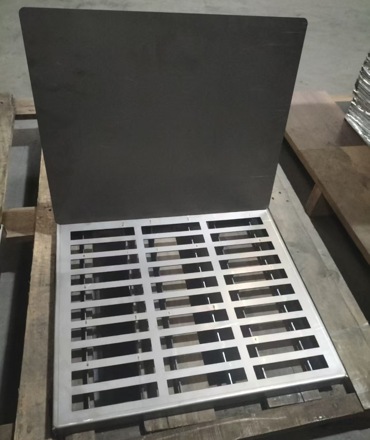 metal display for porclain samples