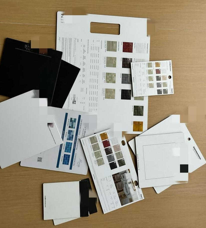 Mosaic brand swach card factory Mosaic brand swach card factory
