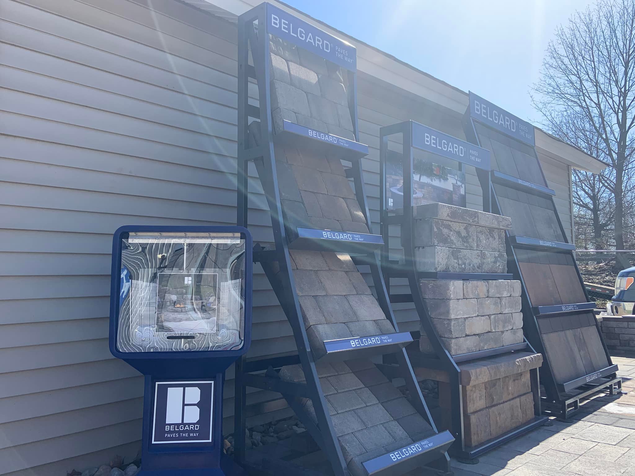 How to display paver stone, bricks