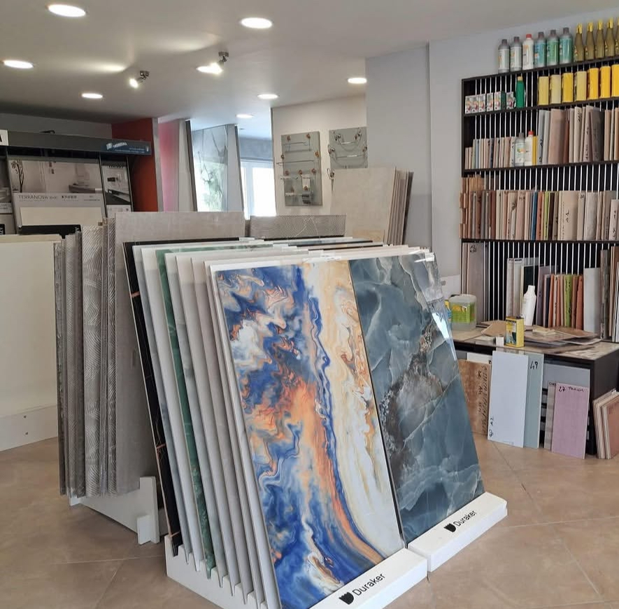 Waterfall Display rack for stone,tile and flooring