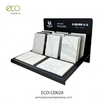 ACRYLIC DESIGN COUNTERTOP STONE DISLAY STAND RACK