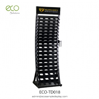quartz stone floor display stand