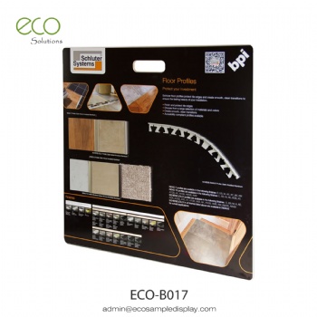 Sample Board for tile installation tools schluter system