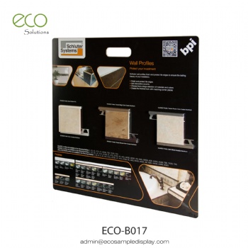 Sample Board for tile installation tools schluter system