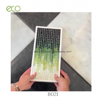 Plastic sample boards for mosaic tile sample presentation