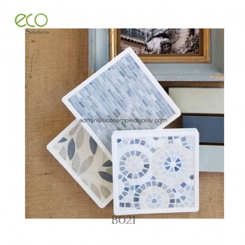 Plastic sample boards for mosaic tile sample presentation
