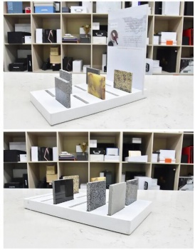 Table Countertop display stand for stone