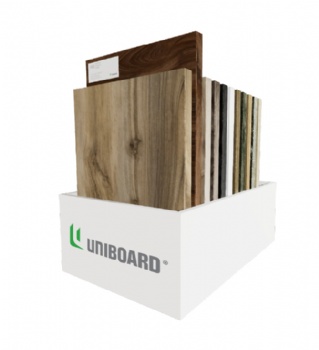 wood planks sample display box