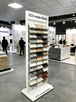 quartz stone display stand tower rack manufacturer